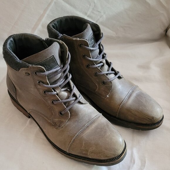 BULLBOXER Men's Edwin Boot GREY Size 8 - Picture 1 of 8